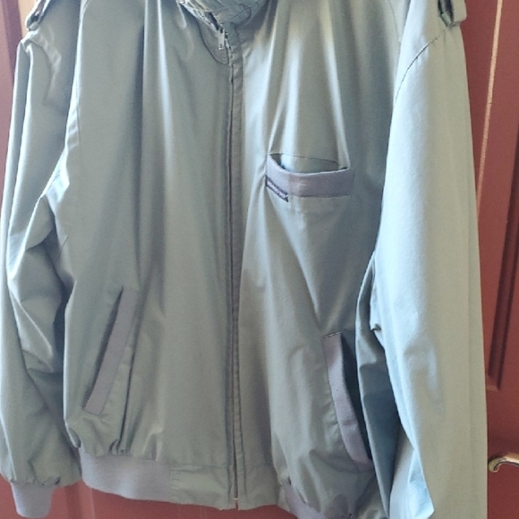 Members Only Iconic Racer Light Green Vintage Jacket 70's- 80's - Picture 5 of 9